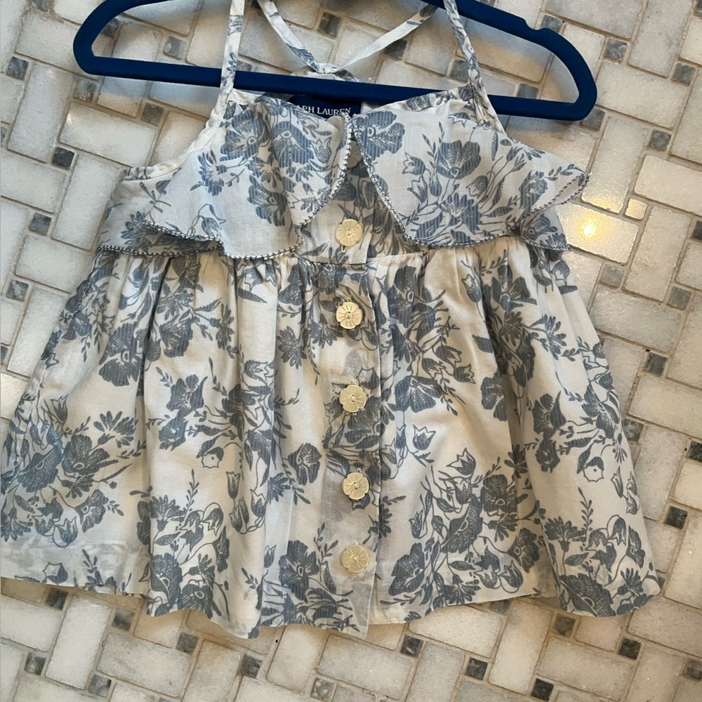 Ralph Lauren Floral Button-Down sundress 18M